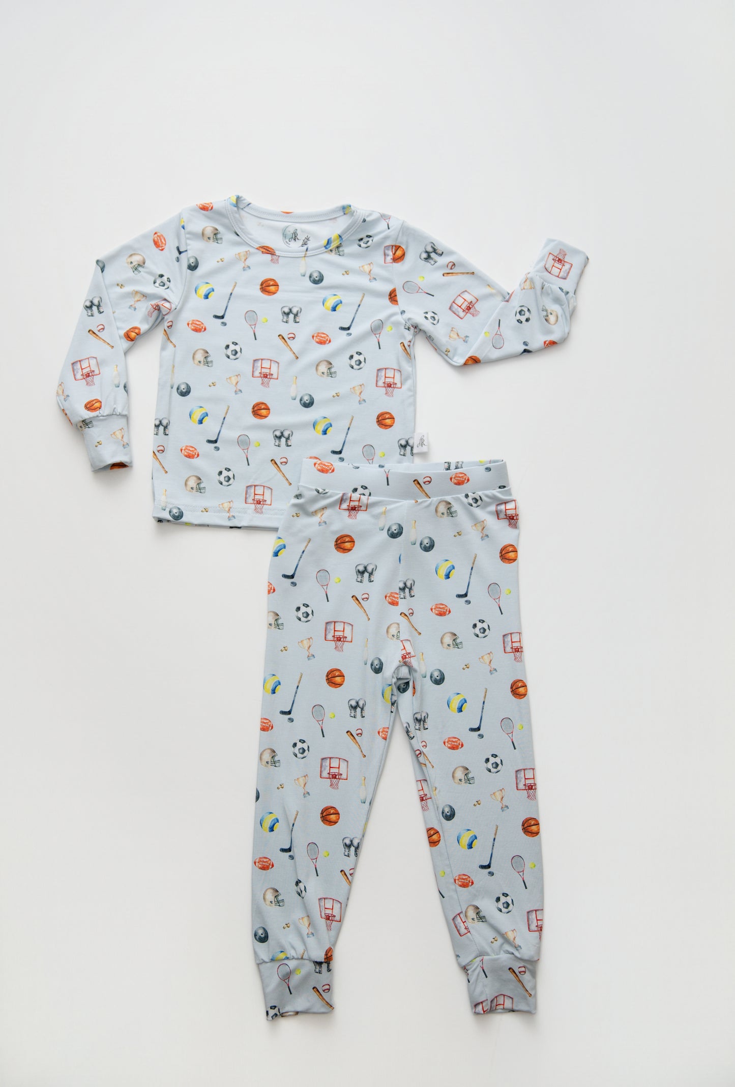 Long Sleeve Pajamas in Champions