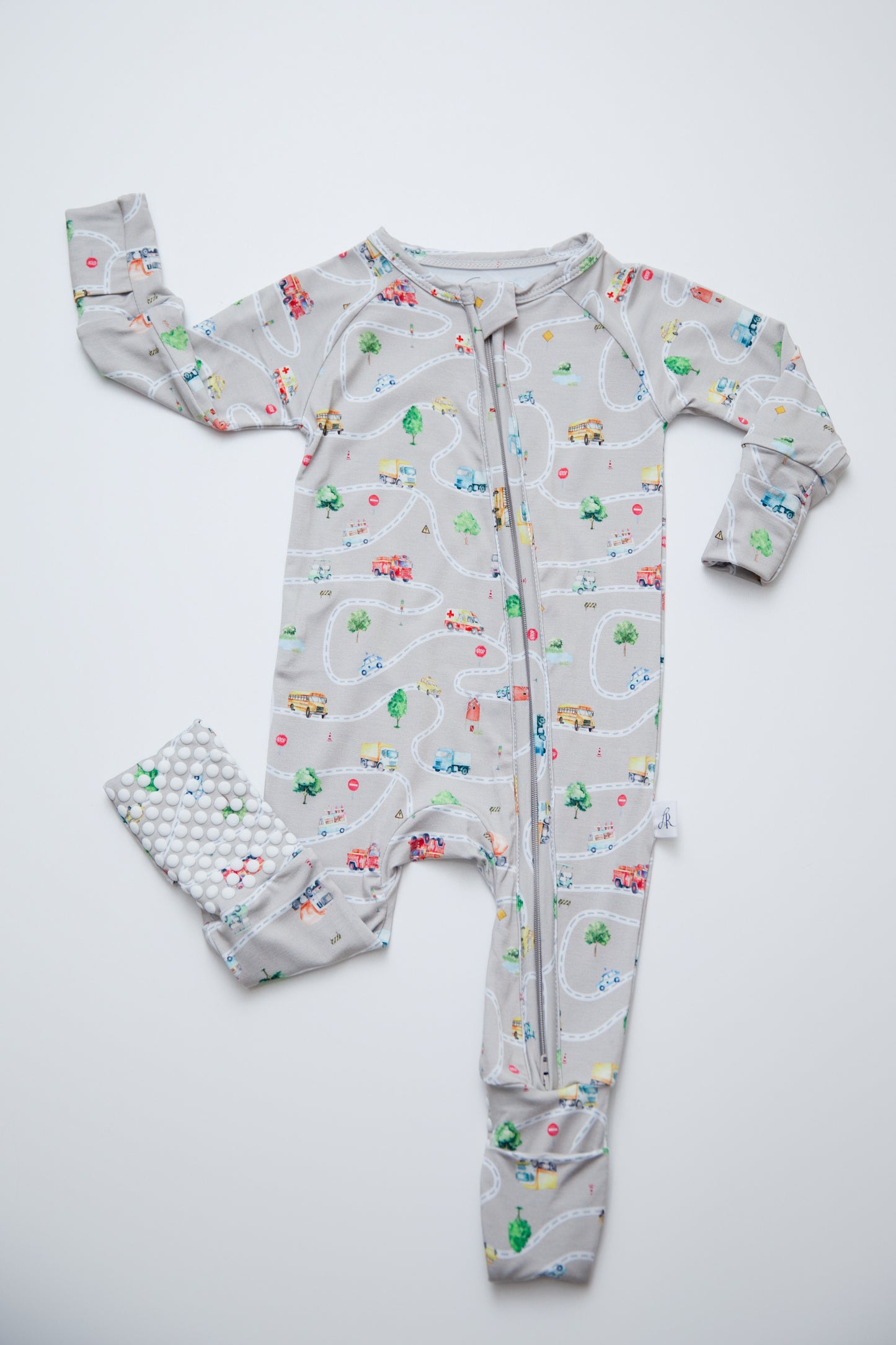 Zippered Romper in On the Road