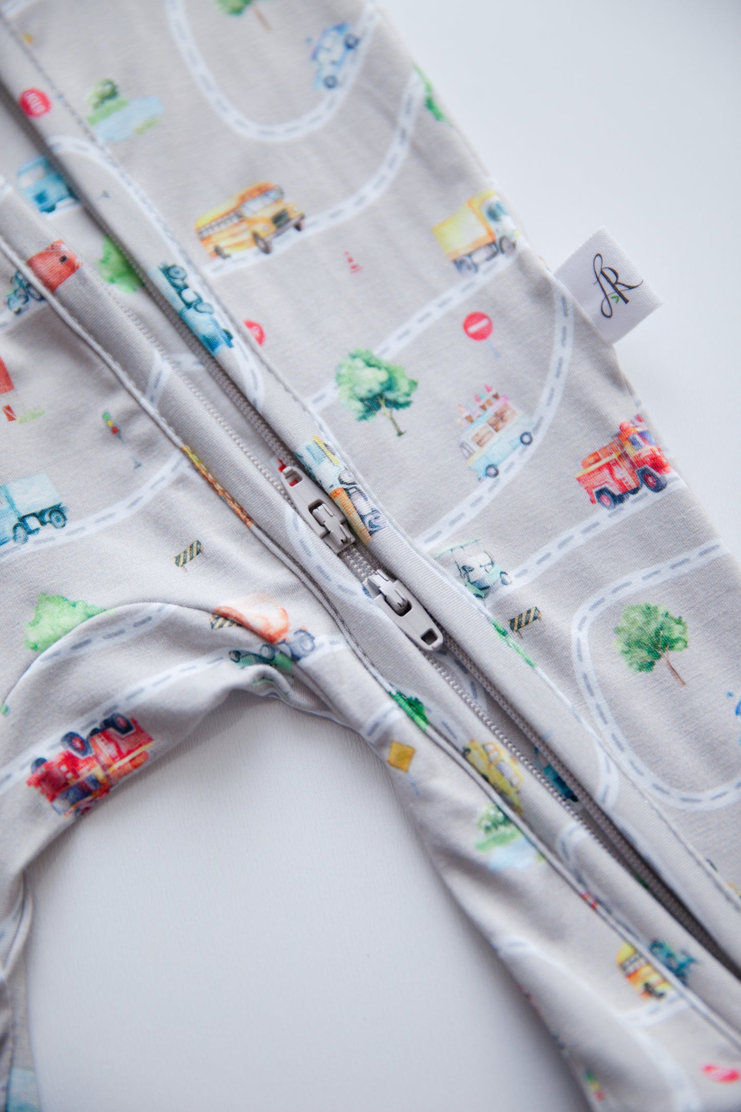 Zippered Romper in On the Road