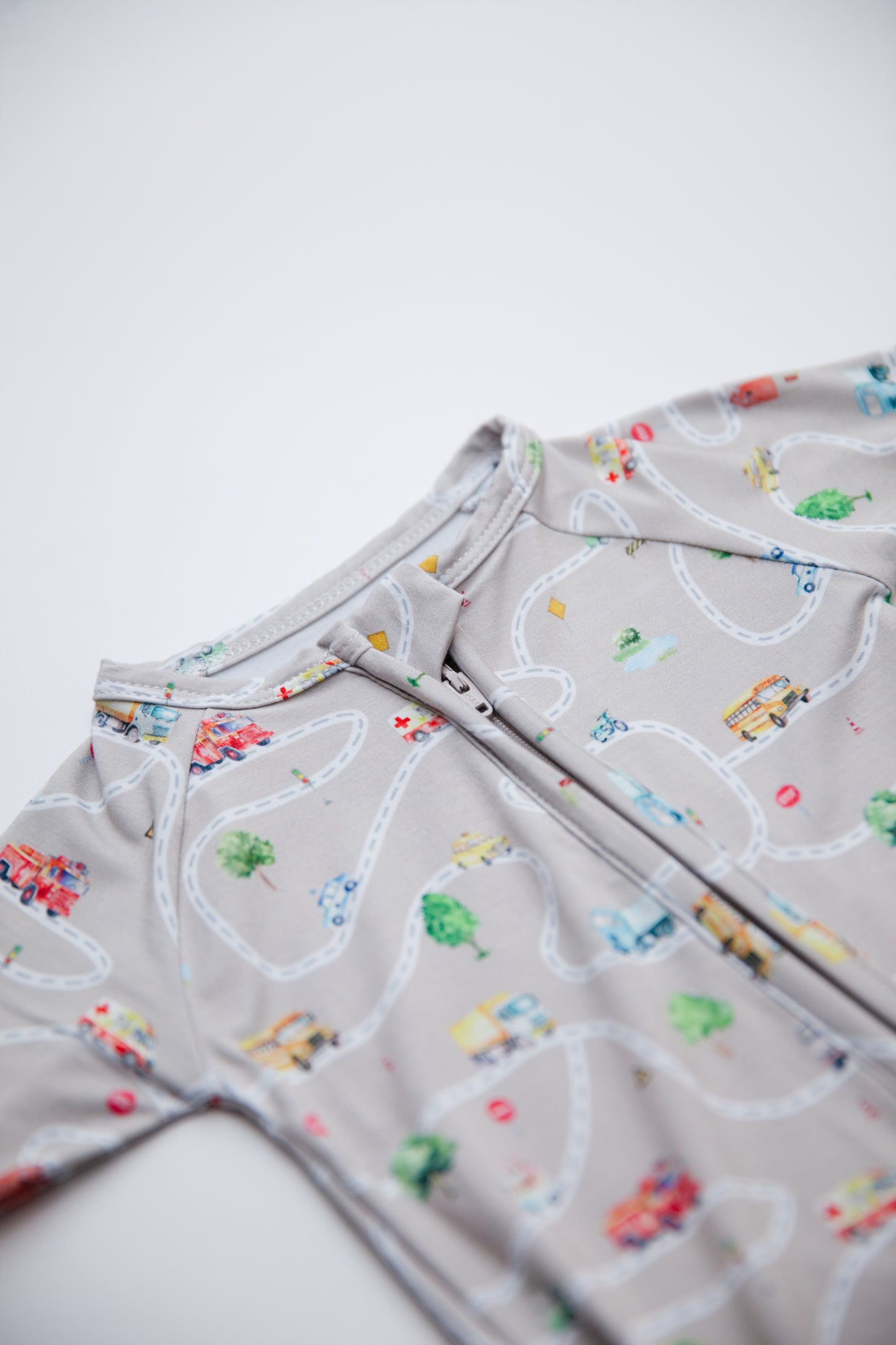 Zippered Romper in On the Road