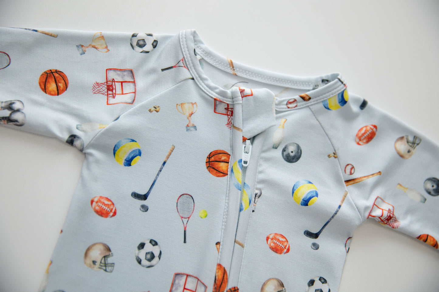 Zippered Romper in Champions