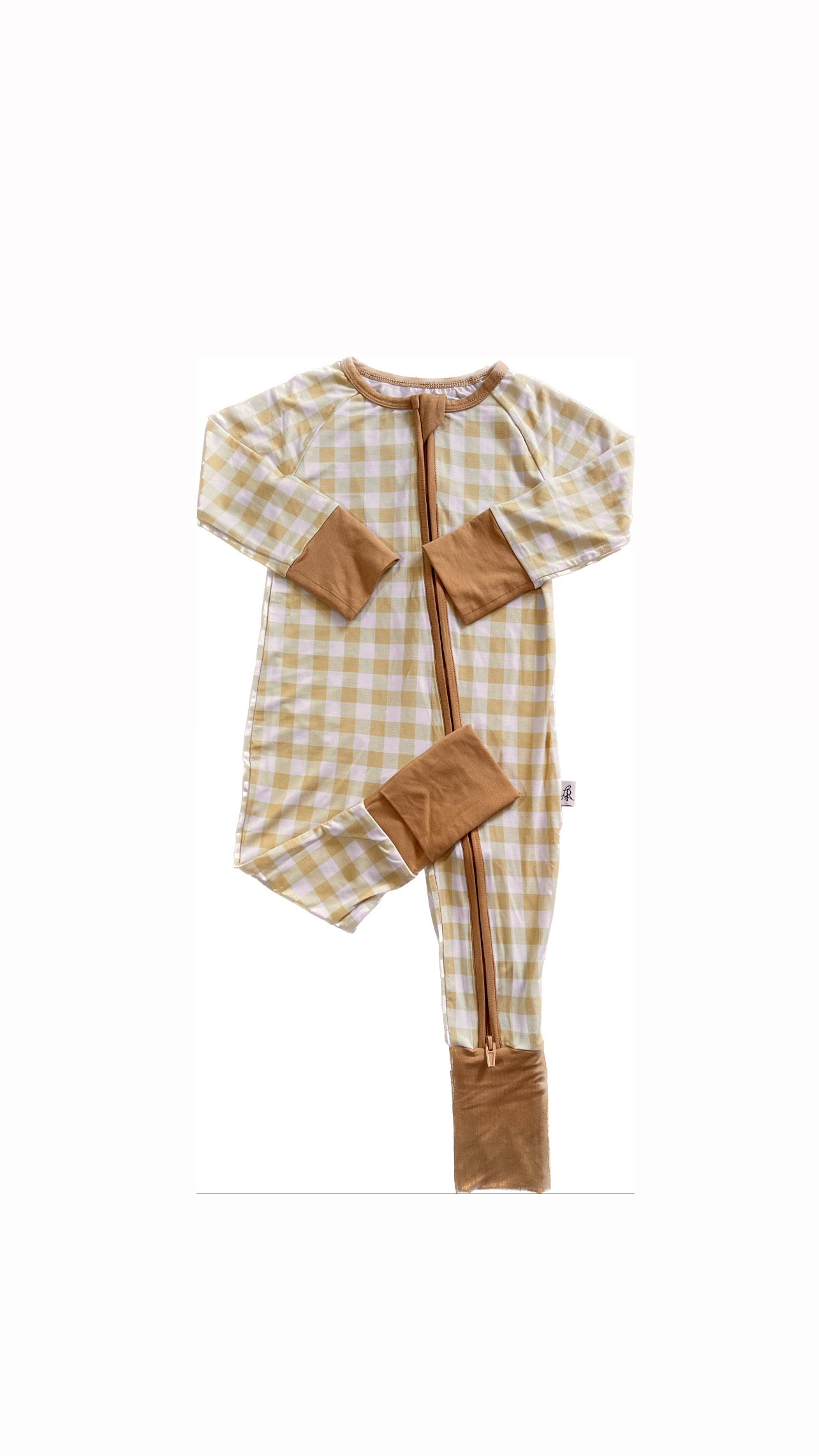 Zippered Romper in Happy Harvest