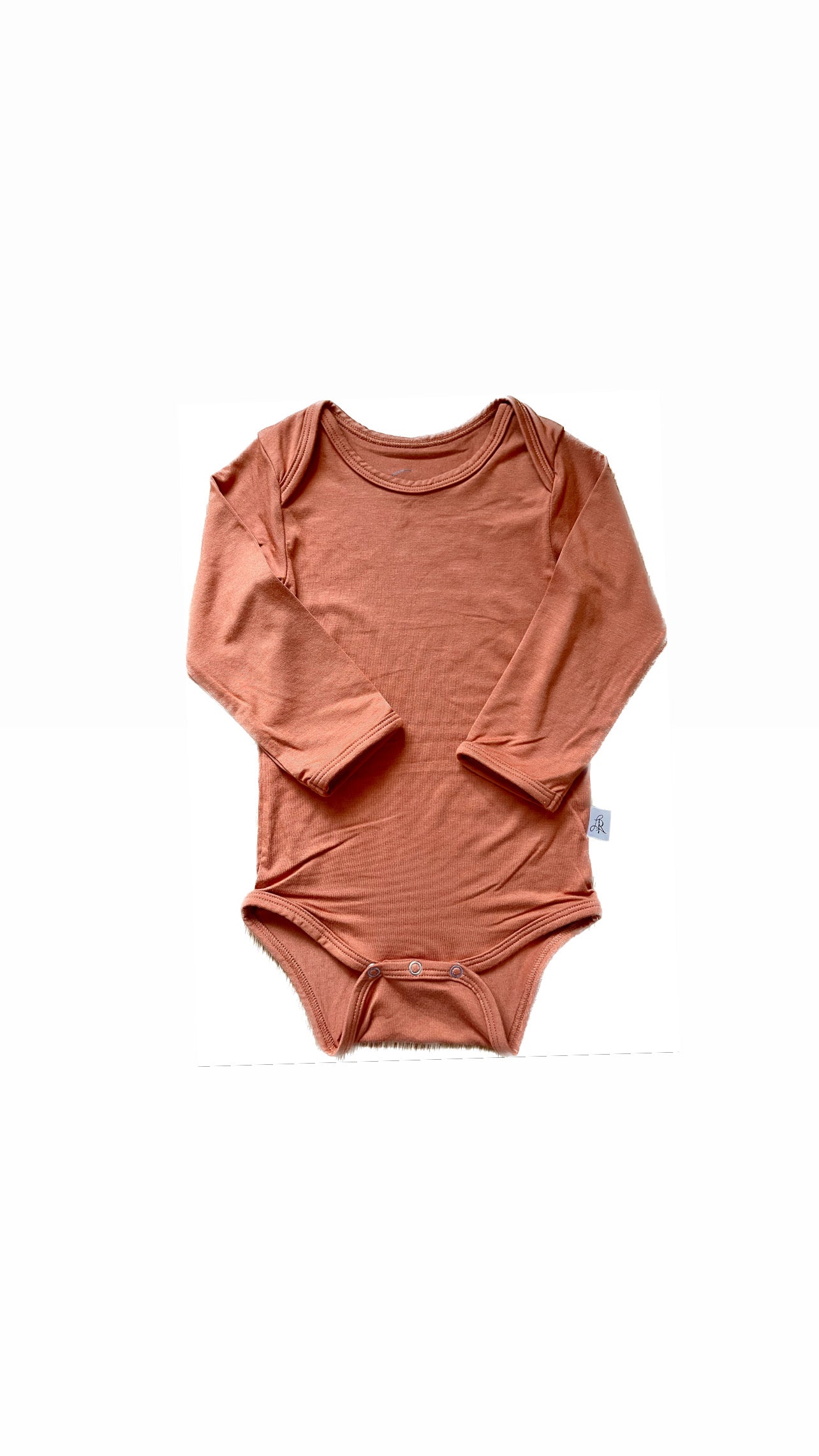 Long Sleeve Bodysuit in Rust