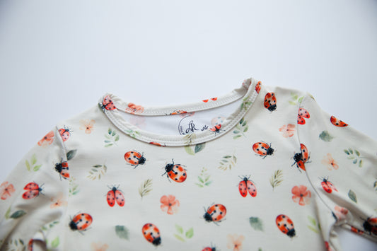 Long Sleeve Pajamas in Bug Hug