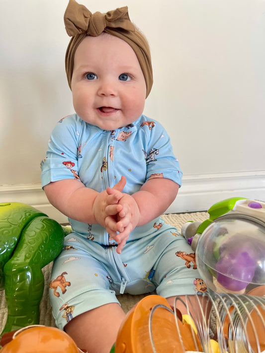 Shortie Romper in Andy's Friends