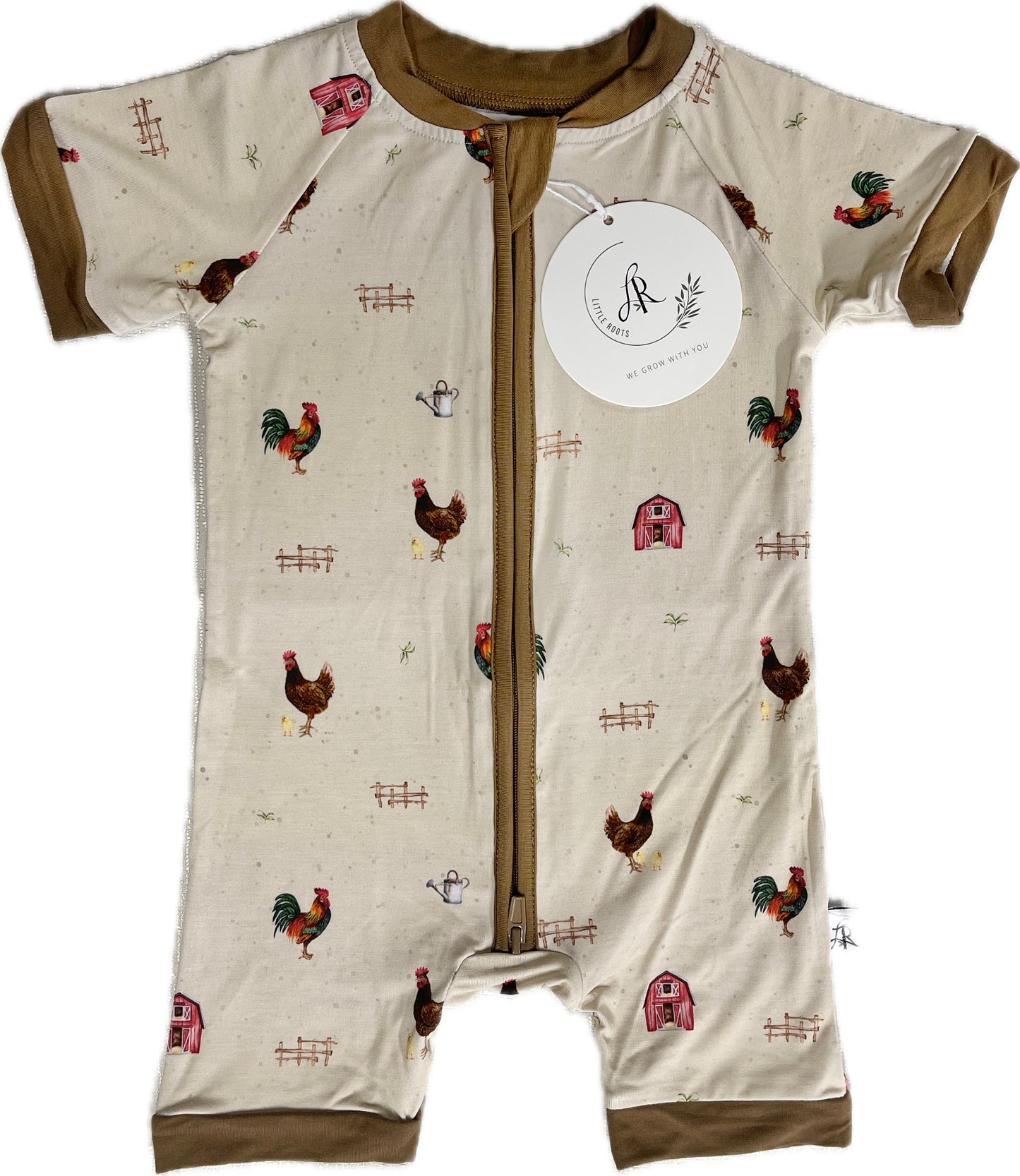 Shortie Romper in Hen House