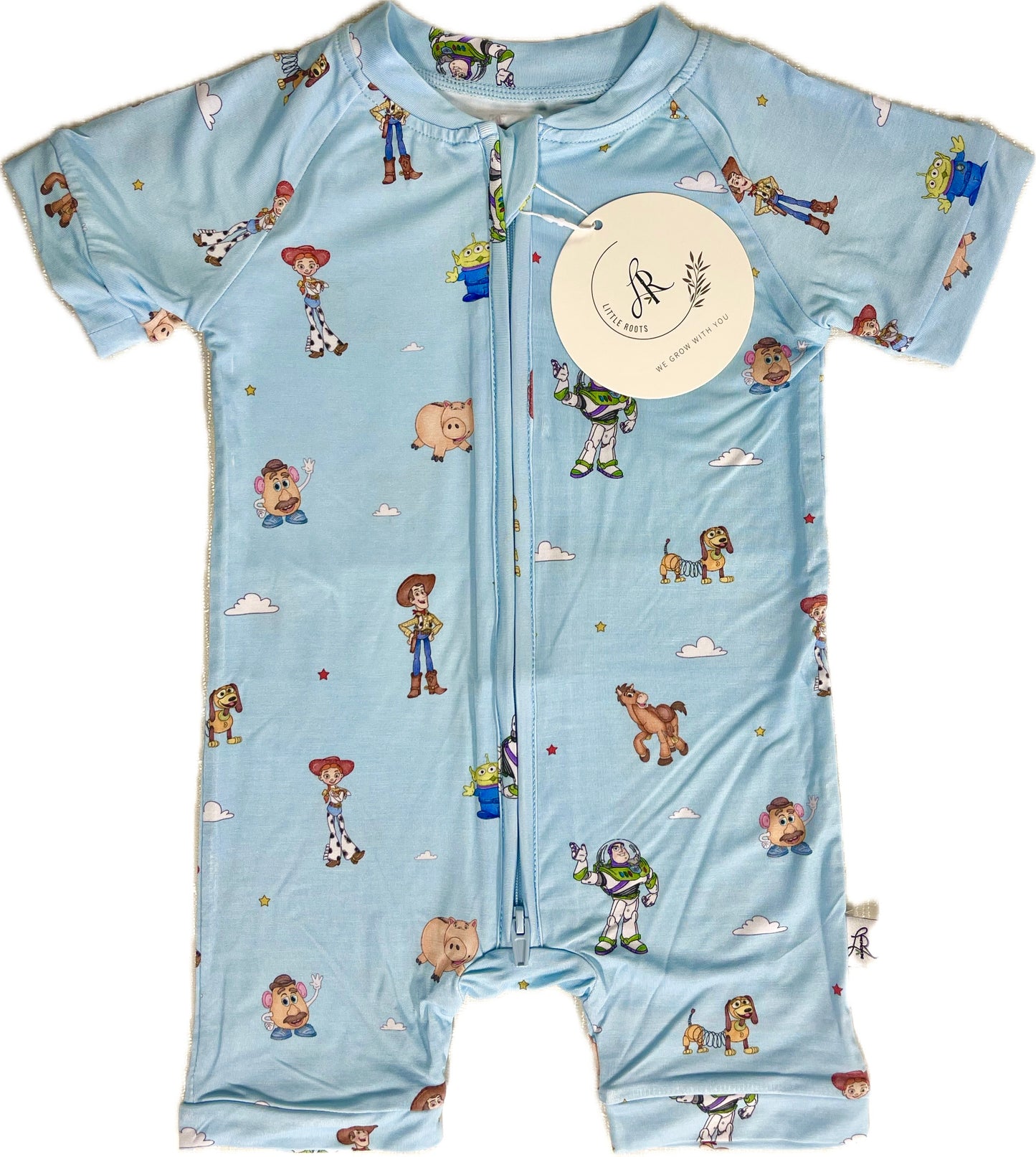 Shortie Romper in Andy's Friends