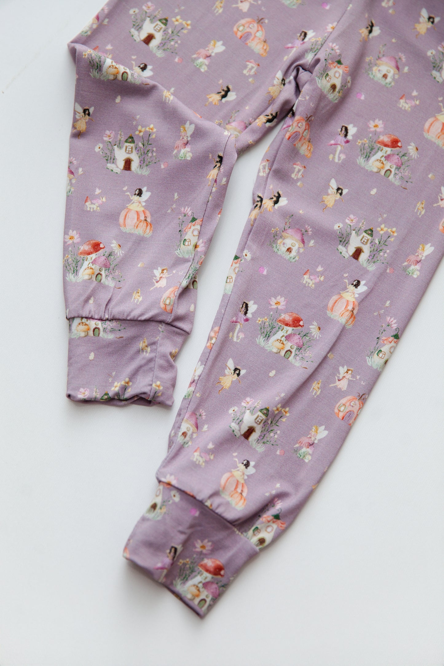 Long Sleeve Pajamas in Fairy Village