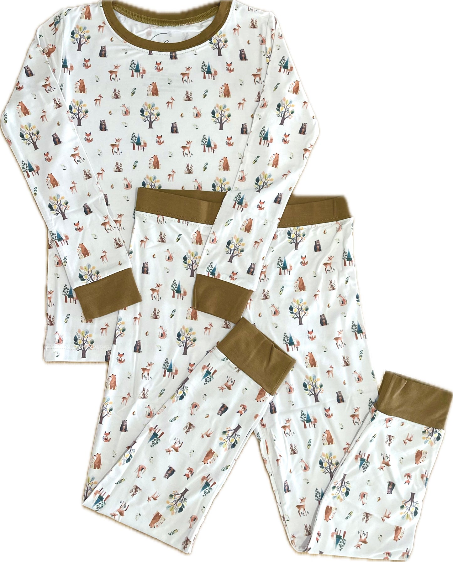 Long Sleeve Pajamas in Cozy Critters