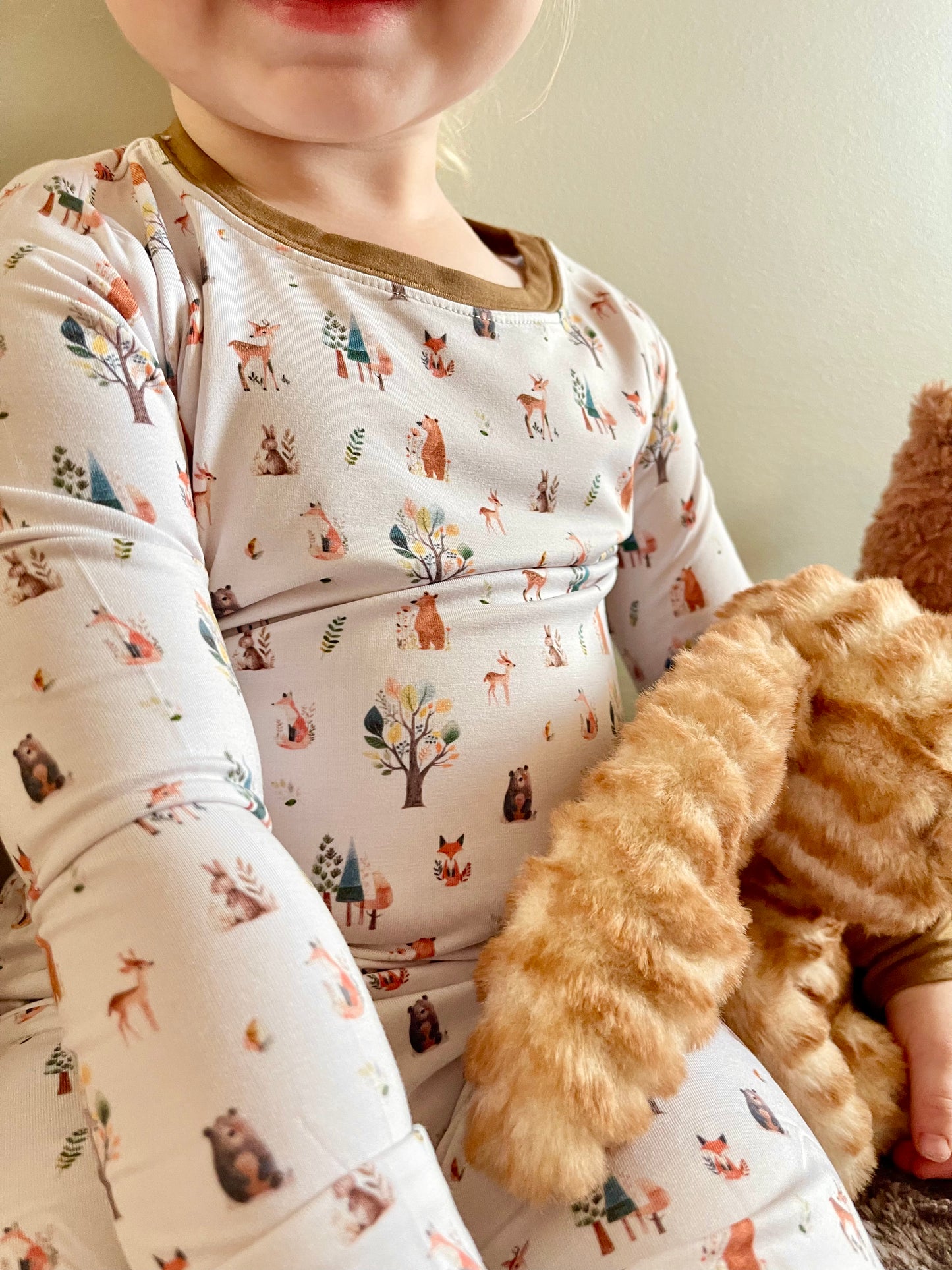 Long Sleeve Pajamas in Cozy Critters